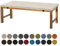 Aselbia Bankauflage Sitzkissen 90X30X5CM,Waschbare Rutschfestes Bankkissen Sitzauflage Bequeme Bankpolster für Bank, Fensterbank, Gartenmöbel, Terrasse, Drinnen,Beige