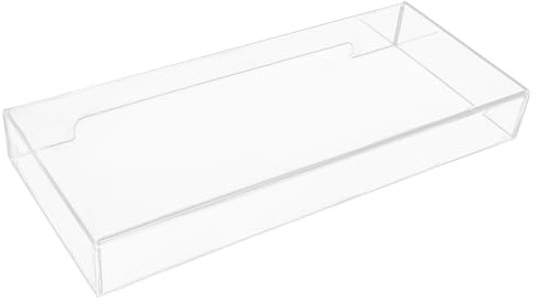 TOPBATHY Tangentbordsskydd fodral akryl klart transparent tangentbordsskydd anti-katt tangentbordsskydd för mekaniskt speltangentbord i standardstorlek 490 x 200 x 60 mm