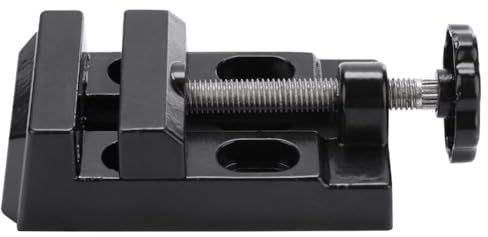 Herramienta compatible con Mini tornillo de banco de mesa, mini tornillo de banco de mesa para el hogar, máquina herramienta de sujeción compacta de aleación de aluminio, abrazaderas de banco