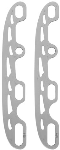 Gatuida Lames de Patinage de Rechange en Acier Inoxydable 253 Mm, Taille Petite, pour Patins de Roller Hockey, Lames Solide pour Patinage sur Glace et Remplacement de Patins à roulettes