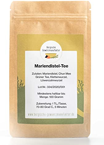 Mariendistel Tee, Kräutertee, Loser Tee, 100 Gramm