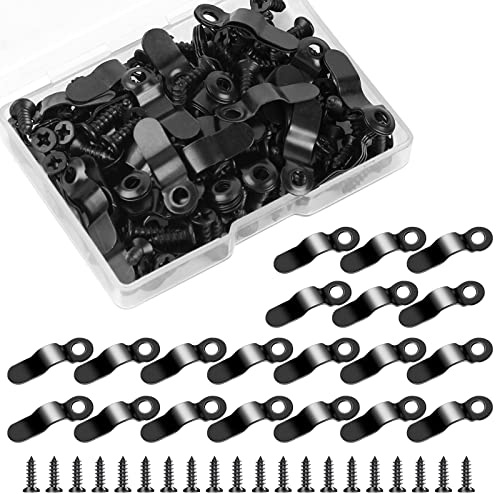 Lot de 100 boutons de rotation pour cadres, clip de support pour bouton de rotation de cadre, clous de matériel de cadre photo, clip matériel pour cadres photo, éléments de
