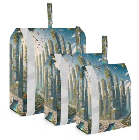 Animal City Borse da imballaggio da viaggio cubi con borsa per scarpe leggera da viaggio organizzatori di imballaggio