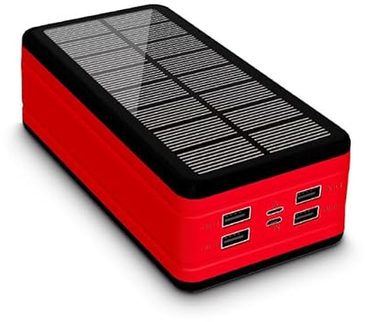 CXYP Outdoor Generators 50000mAh,185Wh Solar Powerbank - Tragbare Solar Ladegerät für Outdoor, Camping - Power Bank mit Solarpanel und wasserdichtem Design - Effizientes Solar Ladegerät für Handy
