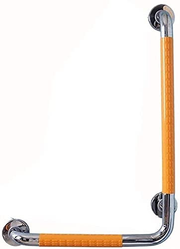 Maniglie per corrimano, Barre di Sostegno per Vasca, corrimano per WC, 90 Gradi, Antiscivolo, Senza Barriere, Maniglia di Sicurezza in Acciaio Inossidabile per Doccia del Bagno
