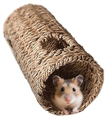 Tunnel pour petits animaux | Jouet pour hamster nain | Jouet interactif sûr à mâcher pour favoriser les mouvements et enrichir la cage pour les petits animaux avec plaisir d'occuper l'intérieur