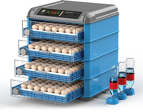 Incubatrice Automatica per Uova, con Girauova Completamente Automatico, Macchina per La Schiusa di Pollame con Controllo Dell'umidità, per La Schiusa di Uova di Gallina(256Eggs)
