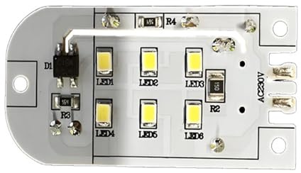 BUBEFSKD Lumière LED de rechange efficace - Appareil de cuisine professionnel - Texture PCB - Pour réfrigérateur - Modèle de réfrigérateur - Platine lumineuse LED de rechange
