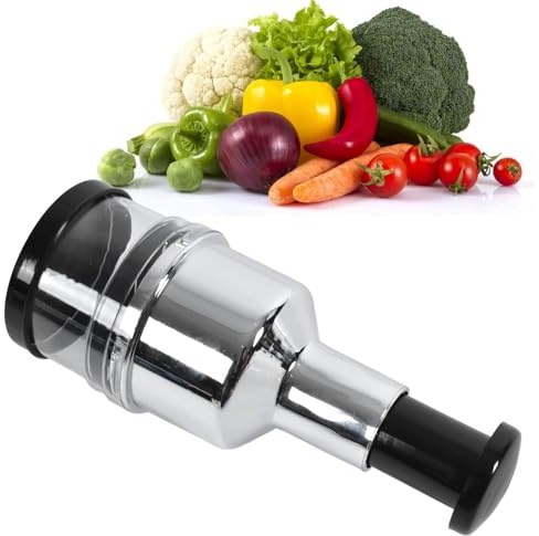 Chopper, Hand Food Chopper,Manual Hand Vegetable Dicer Onion Chopper Vegetable Slicer Garlic Mincer Handheld Food Chopper Versatile Food Dicer for Veggies