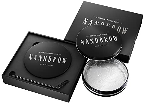 Nanobrow Augenbrauen-Styling-Seife 30g - Seife für Augenbrauen-Make-up, Augenbrauenstyling und Fixierung