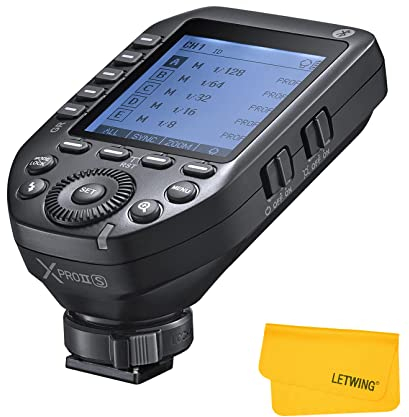 Godox XProII XProII-S Déclencheur de Flash Sony, 2.4G Sony Flash Trigger HSS 1/8000s, Grand écran Déclencheur à Distance, Fonction Scan et Bluetooth, TTL Flash émetteur Compatible pour Sony Caméra