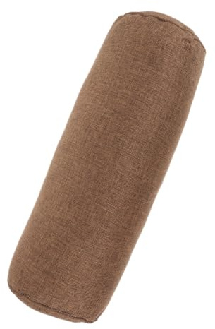 Toyvian Cuscino Yoga Cilindrico in Cotone Morbido, Supporto Lombare Versatile per Fitness e Relax, Rivestimento Rimovibile e Facile da Pulire, per Yoga a Casa o in Palestra