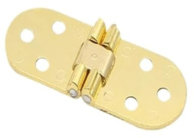 Cerniere pieghevoli for mobili da 1 pezzo Cerniera for porta dell'armadio tavolo autoportante montata a incasso for cucina(Yellow)