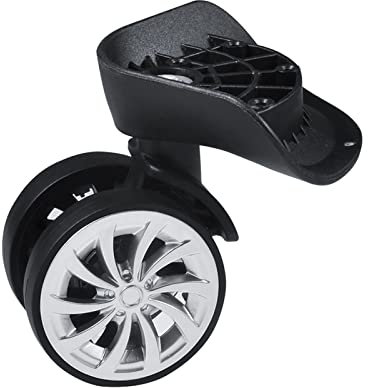 Luggage Suitcase Wheels,Swivel Wheel Replacement Luggage Travel Suitcase Wheels Plastic Bearings Repair Set for Luggage Kits Pack of 2