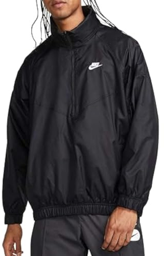 Nike Sportswear Windrunner herr ofodrad vävd anorak (as1, alfa, l, vanlig, svart/vit), svart/vit, M