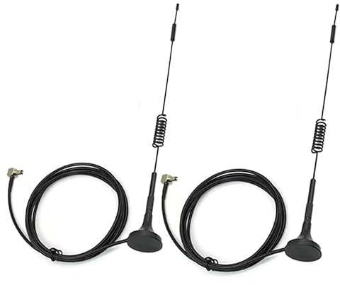 10dBi External 4G LTE 5G Dual TS9 Magnetic Antenna for Netgear AT&T Nighthawk M6 MR6110 MR6500 M5 MR5100 MR5200 M1 MR1100 Verizon Jetpack 8800L MiFi Hotspots Netgear LB1120 Router, Slinkdsco
