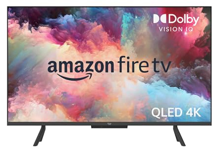 Amazon Fire TV 50 Omni QLED Series 4K UHD smart TV, Dolby Vision IQ, Fire TV Ambient Experience, local dimming, hands-free with Alexa