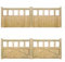 Wooden garden driveway gates, garden gates wooden 6ft 180cm High, Double Driveway Wooden, 180cm wide x 5cm Deep)