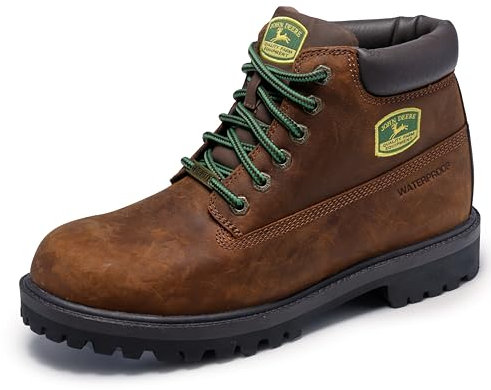 Skechers herr X John Deere Sergeants Dozer ankelstövel, Brun, 46 EU