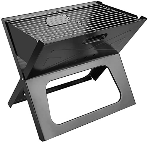 FHPEWXDG Barbecue Gril à gaz extérieur Gril Pliant Portable Gril Pliant extérieur Barbecue au Charbon de Bois Gril de Camping