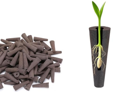 Armastuse100 Pezzi Spugne di Ricambio per Coltivazione, Spugne per la Crescita per Sistema di Coltivazione di Piante per Torba Organica per Giardino Idroponico Interno