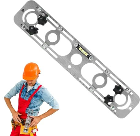 Appareils - Outil de niveau de robinet - Niveau de tuyau de douche en acier inoxydable - Support de fixation réglable pour une installation précise du robinet - Outil de garage haute performance pour