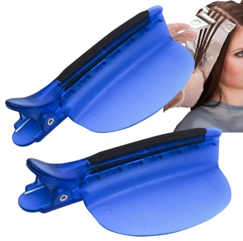 Pinzas De Peinado Para Seccionar Cabello | Pinzas Termorresistentes Para Seccionar | Con Termoprotección Para Mechas Y Separación Rápida, 2 Unidades