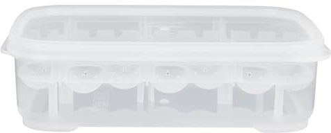 BCOATH Boîte D'incubation pour Reptiles 14 Compartiments, Blanche, Légère et Transparente, Incubateur Œufs pour Geckos, Lézards, Tortues – Boîte D'élevage Portable Incubateur à Œufs