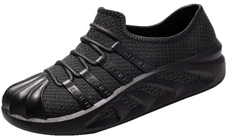 cfpqv Botas de agua para hombre, botas de lluvia cortas, impermeables, botines antideslizantes de goma, botas de lluvia, botas de jardín, botines de lluvia, botines de agua, botas de lluvia para