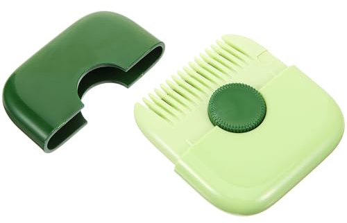 PACKOVE Recortadora de Puntas Abiertas Portátil y Peine de Plástico para Mujeres y Niñas, Herramienta para Recortar Flequillo y Eliminar Puntas Abiertas en Viajes