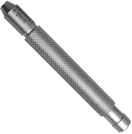 Outil de Remontage Mécanique 3, 0-4, 0mm en Acier Inoxydable pour Horloger | Couronnes de Montre, Finition Argenté, Léger et Compact, Se Range Facilement