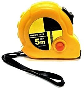 TEMPO DI SALDI Metro a Nastro 5 Metri professionale con nastro in acciaio e clip cintura, Flessometro con cinturino, Measuring Tape da lavoro e fai-da-te