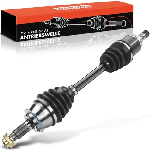 Frankberg Arbre de Transmission Boîte de vitesses manuelle Essieu Avant Gauche Compatible avec Min.i R50 R53 C.o.o.p.e.r One Min.i Cabriolet R52 C.o.o.p.e.r One Remplacer# 31607533215