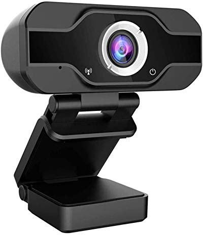 Cámara web para PC, cámara web USB Full HD de 1080p, cámara web de transmisión en vivo de escritorio y portátil con micrófono, cámara web de video de pantalla ancha para videollamadas, enseñanza,
