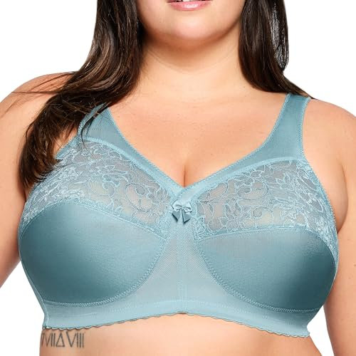 Glamorise Damen 1000 Full Coverage Bra, Gletscher, 125J EU