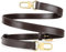 Senral Schulterriemen Verstellbar Dunkelbraun Echtleder Crossbody Strap Verstellbarer Taschengurt 41-50 Zoll Für Taschen Alma Neverfull Speedy
