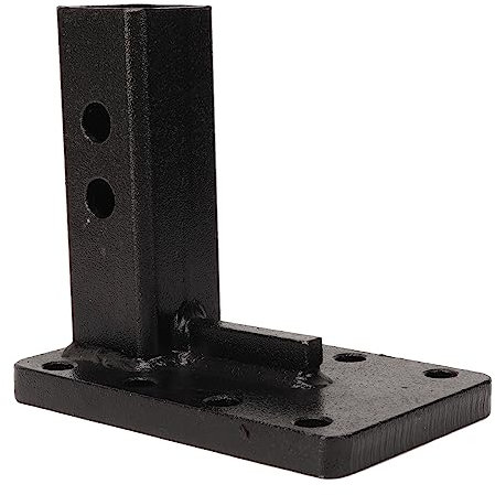 Ricevitore con Gancio a Cardine, Supporto a Cardine Regolabile in Acciaio Legato 4410lbs per Ricevitori con Gancio di Traino 2 Pollici Trattore con Rimorchio 6‑1/2 Pollici Drop