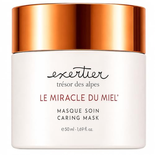 Masque de Nuit Hydratant Visage – Sleeping Mask à l’Acide Hyaluronique et au Miel Noir des Alpes – Soin Nuit Peaux Sèches et Sensibles – Hydratation Intense – Fabriqué en France – 50 ml