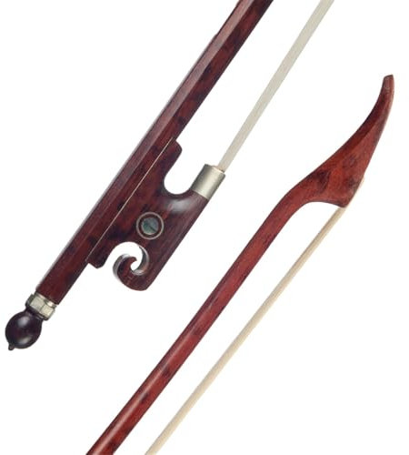 Geigenbogen volle Größe Professioneller 16'' Großer Bratschenbogen Im Barockstil Aus Serpentinenholz Mit Frosch Aus Serpentinenholz, Gut Ausbalanciert