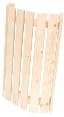 LIFKOME Pantalla de Madera para Lámpara de Sauna Diseño Hueco Resistente Difusor de Luz para Hogar y Spa Cubierta Decorativa para Lámparas de Pino Finlandés Protección Luminosa