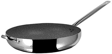 Aeternum Linea Grande Famiglia PRO, Padella, Acciaio Inox, Antiaderente, 40 cm