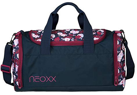 neoxx Champ Sporttasche Pixel in My Mind - Tasche aus recycelten PET-Flaschen, Trainingstasche für Mädchen und Jungen, Reisetasche für Sport und Schule