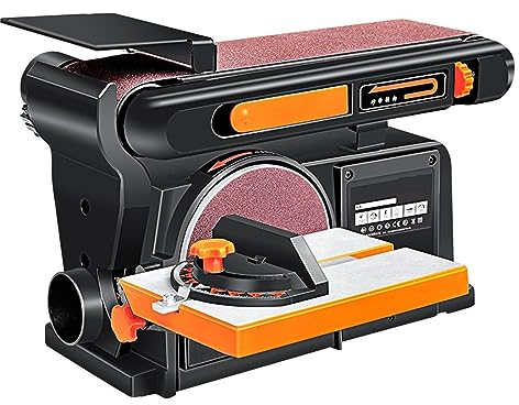 lijadora de pared Máquina Lijadora De Cinta Abrasiva De Escritorio De 550W, Máquina De Papel De Lija, Lijadora De Mesa Ajustable, Herramienta De Pulido For Carpintería, Decoración DIY