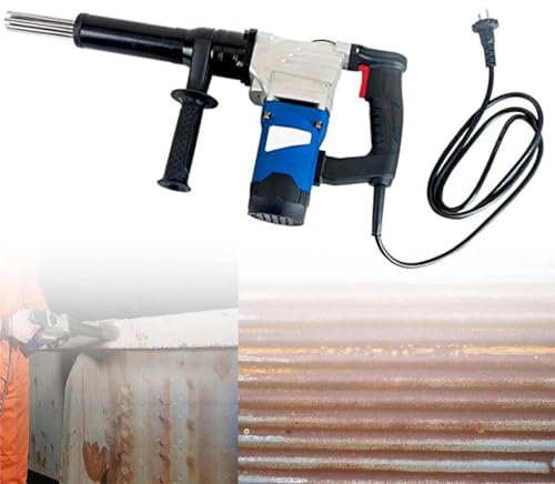 DPDZSW Scrostatore Elettrico Ad Ago 1100W, Rimuovi Ruggine Elettrico Grado Industriale Ad Alta Potenza, Pistola Decalcificante Ad Ago per RimozioneRuggine, Scorie Saldatura E Vernice