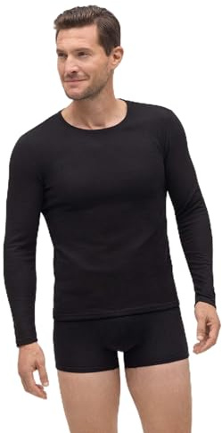 YSABEL MORA Camiseta Térmica Hombre Extra Warm Protección Superior contra el Frío Interior Afelpado Confort Ideal Actividades al Aire Libre Climas Fríos Corte Ajustado Libertad de Movimiento.