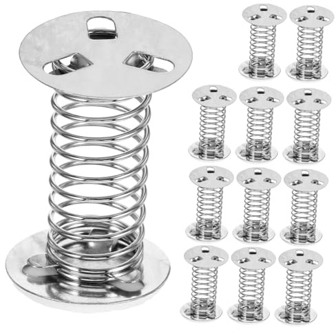 OFFSCH Muelles Oscilantes Pequeños Base Adhesiva para Muñecas, Accesorios DIY para Manualidades Infantiles, Resorte De Montaje Estable y Duradero para Figuras Decorativas, Juego De 12 Piezas
