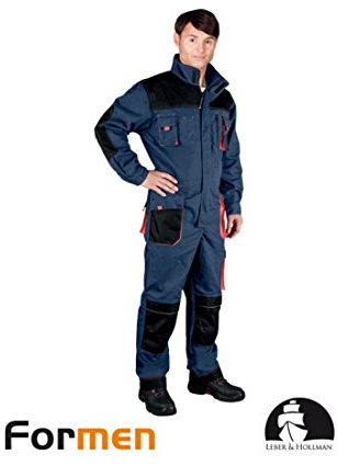 Profi Arbeitsoverall blau/schwarz 56 Arbeitsanzug Arbeitskleidung Schutzanzug Arbeitskombi