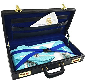 Masonic Regalia Half Case Imitation Leather Half Briefcase MB017