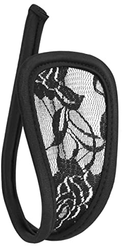 TiaoBug C-String Invisibile Donna Perizoma Tanga String Lingerie Erotico Hot Slip in Pizzo Thong Trasparente Prospettiva Biancheria Intima T-Back Push Up Nero A Taglia Unica