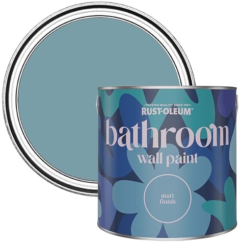 Rust-Oleum Blue Water-Resistant Bathroom Wall & Ceiling Paint - Pacific State 2.5L